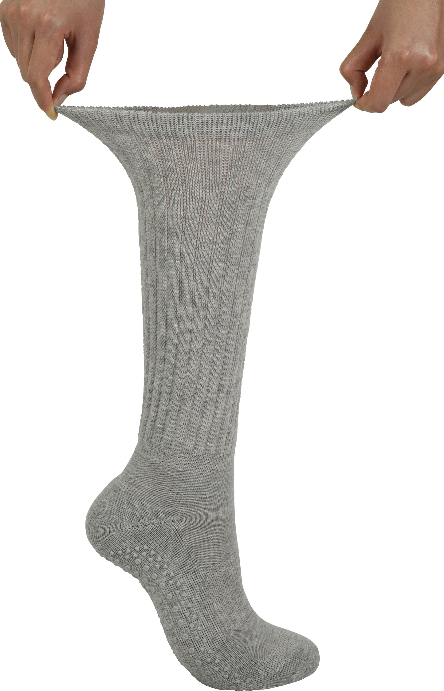 BomKinta Pilates Socks with Grips for Women - Yoga Grippy Slouch Scrunch Sock - Slipper Socks for Barre Workout Hospital