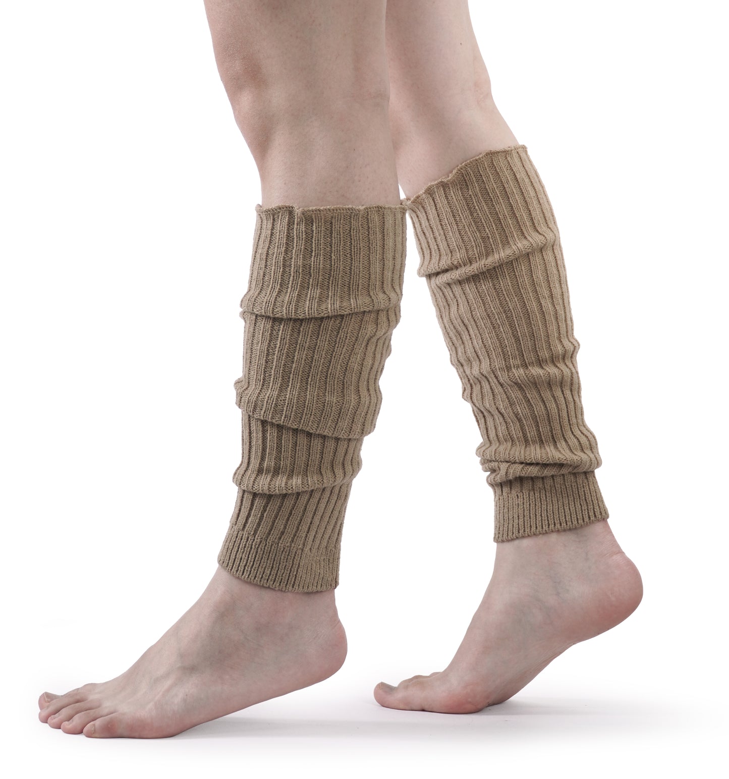 BomKinta Leg Warmers for Women - Soft Fashion Knit Calf Accessories - Cute 80s Ruffle Leg Sleeves for Party Yoga