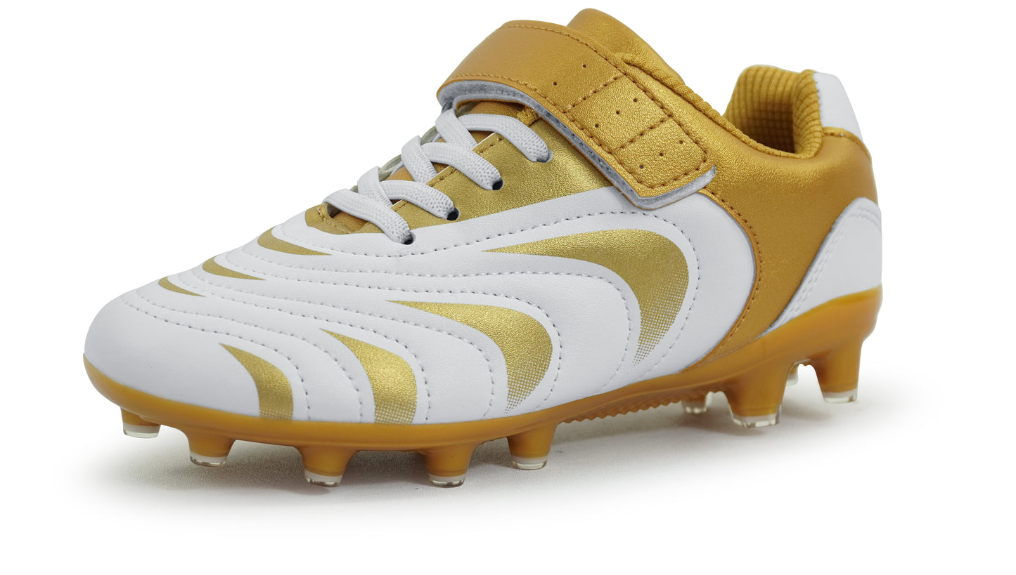 BomKinta Unisex-Child Soccer Cleats - Kids Football Shoes - FG Athletic Outdoor for Boys Girls