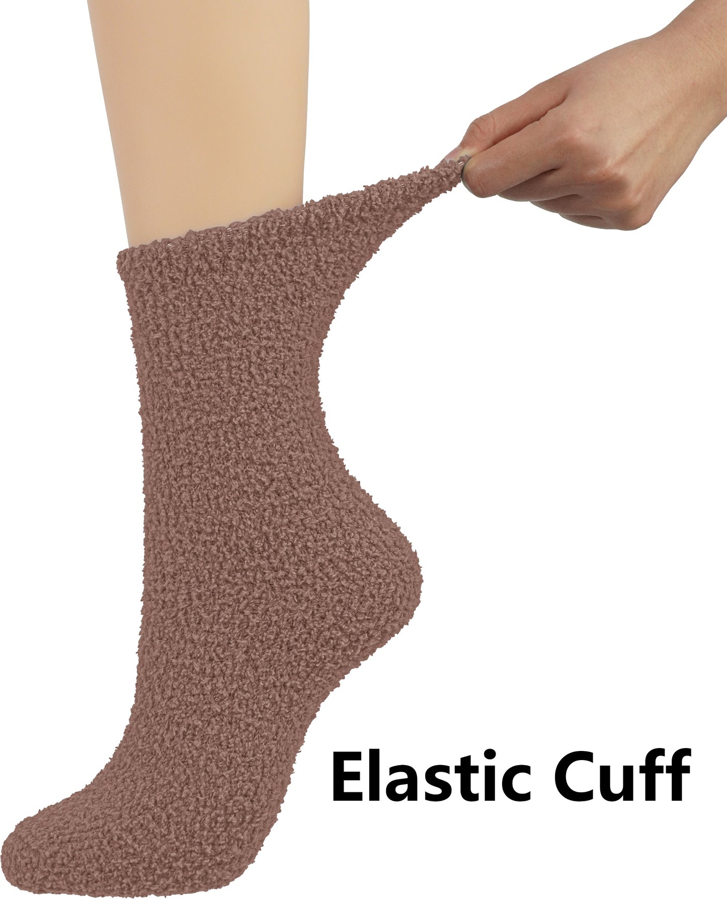 BomKinta Fuzzy Socks Women - Winter House Slipper Sock - Cozy Thick Warm Sleeping Gifts for Women Size 5-10