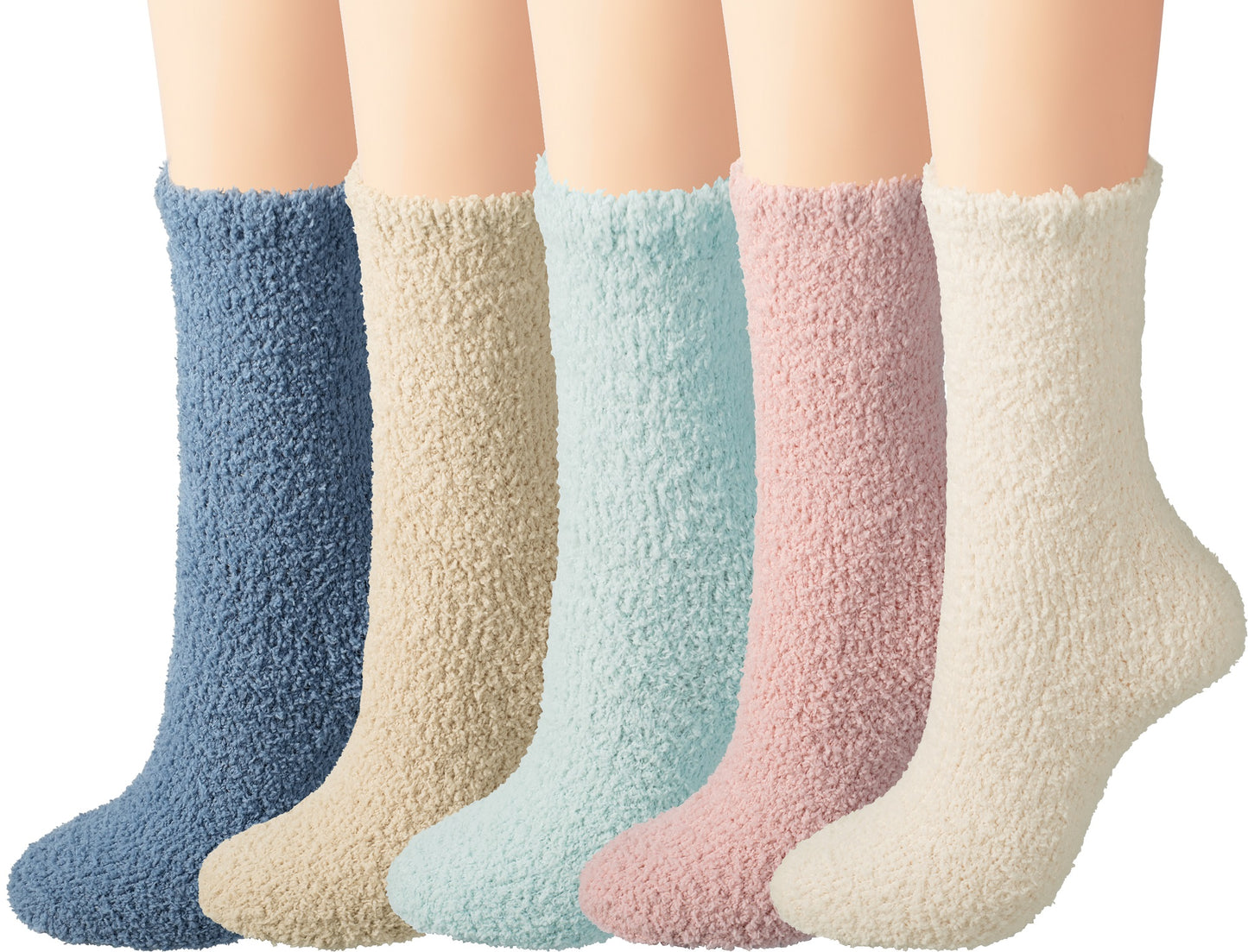 BomKinta Fuzzy Socks Women - Winter House Slipper Sock - Cozy Thick Warm Sleeping Gifts for Women Size 5-10