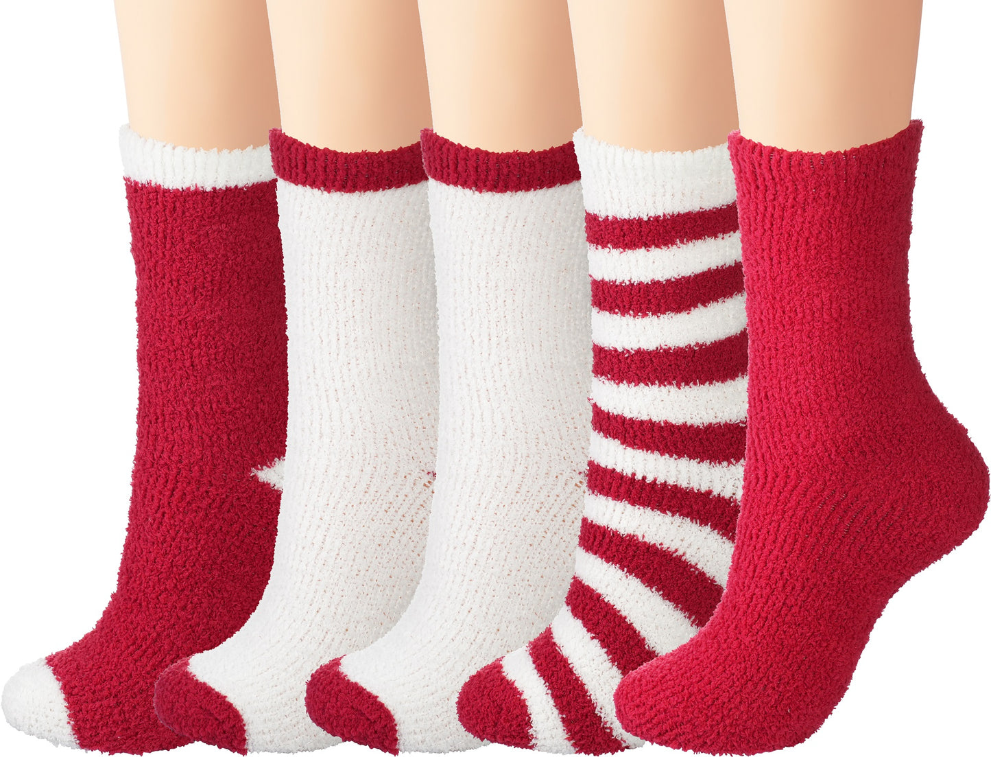 BomKinta Fuzzy Socks Women - Winter House Slipper Sock - Cozy Thick Warm Sleeping Gifts for Women Size 5-10