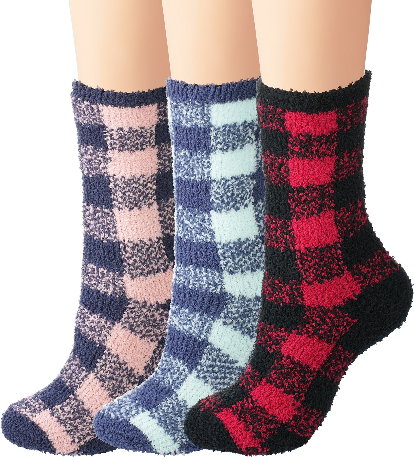 BomKinta Fuzzy Socks Women - Winter House Slipper Sock - Cozy Thick Warm Sleeping Gifts for Women Size 5-10