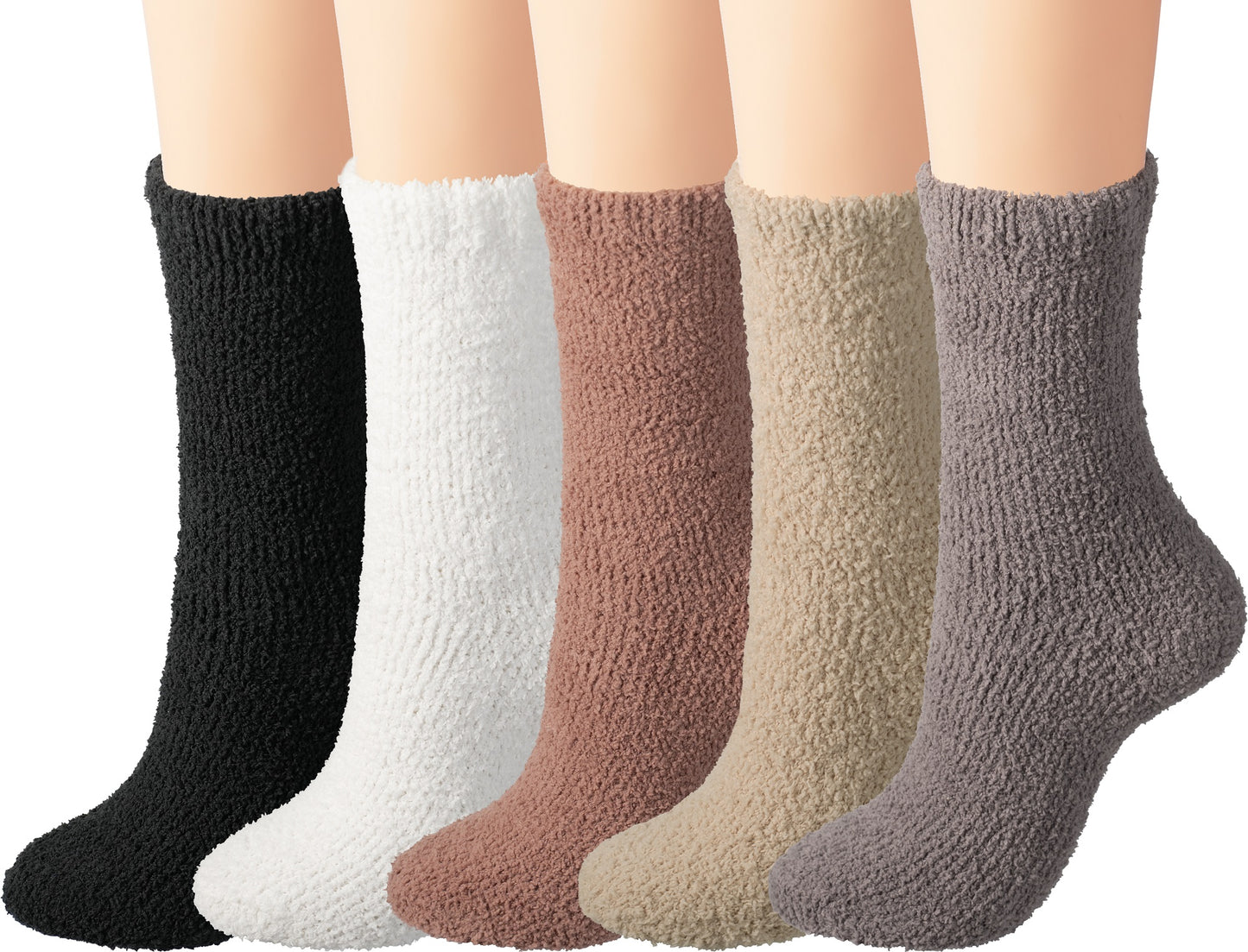 BomKinta Fuzzy Socks Women - Winter House Slipper Sock - Cozy Thick Warm Sleeping Gifts for Women Size 5-10
