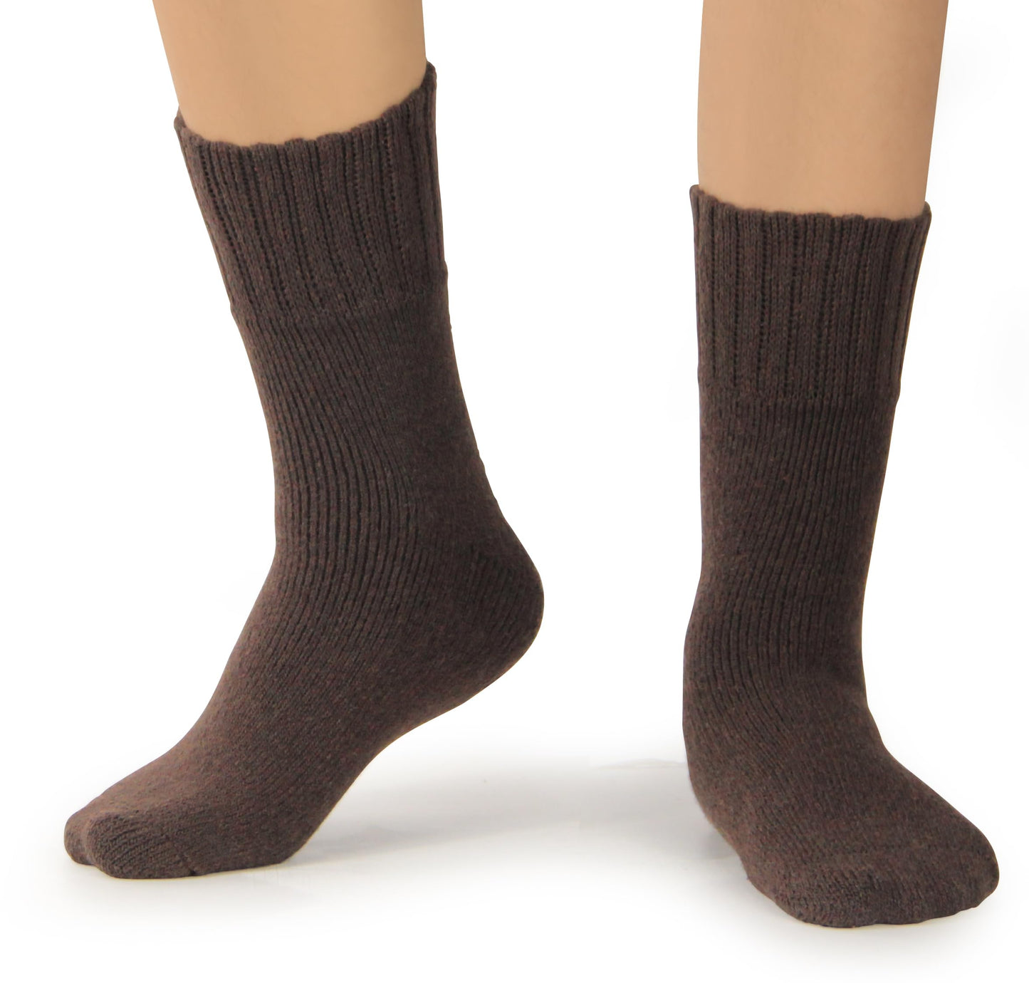 BomKinta Boot Socks for Men - Solid Winter Socks Thick Warm Work Socks Size 7-12