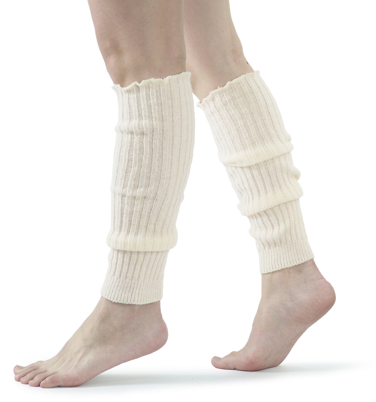 BomKinta Leg Warmers for Women - Soft Fashion Knit Calf Accessories - Cute 80s Ruffle Leg Sleeves for Party Yoga