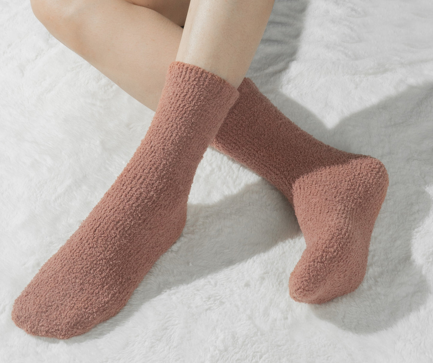 BomKinta Fuzzy Socks Women - Winter House Slipper Sock - Cozy Thick Warm Sleeping Gifts for Women Size 5-10