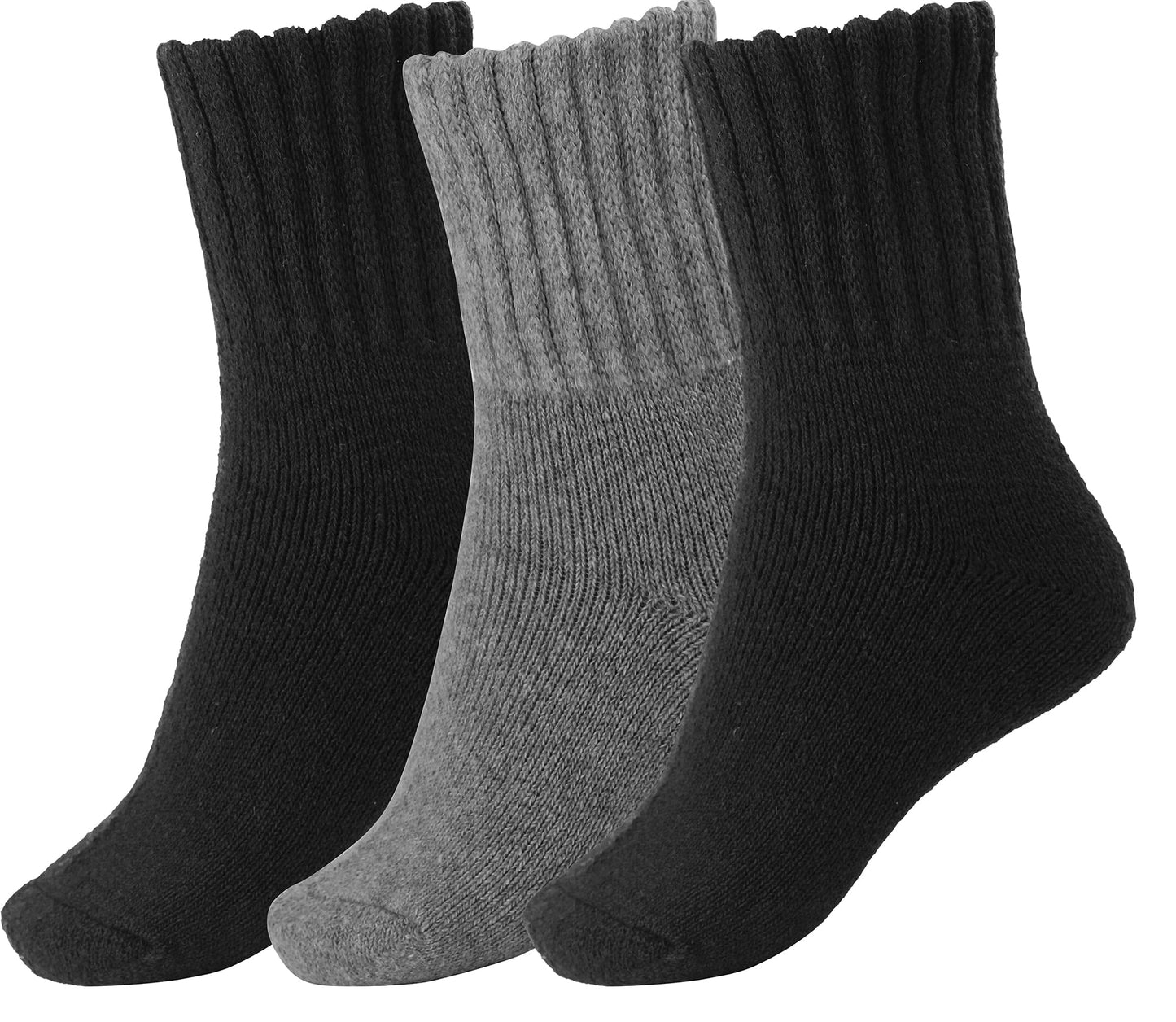 BomKinta Boot Socks for Women Winter Solid Thick Warm Socks Cozy Crew Socks Christmas Gift