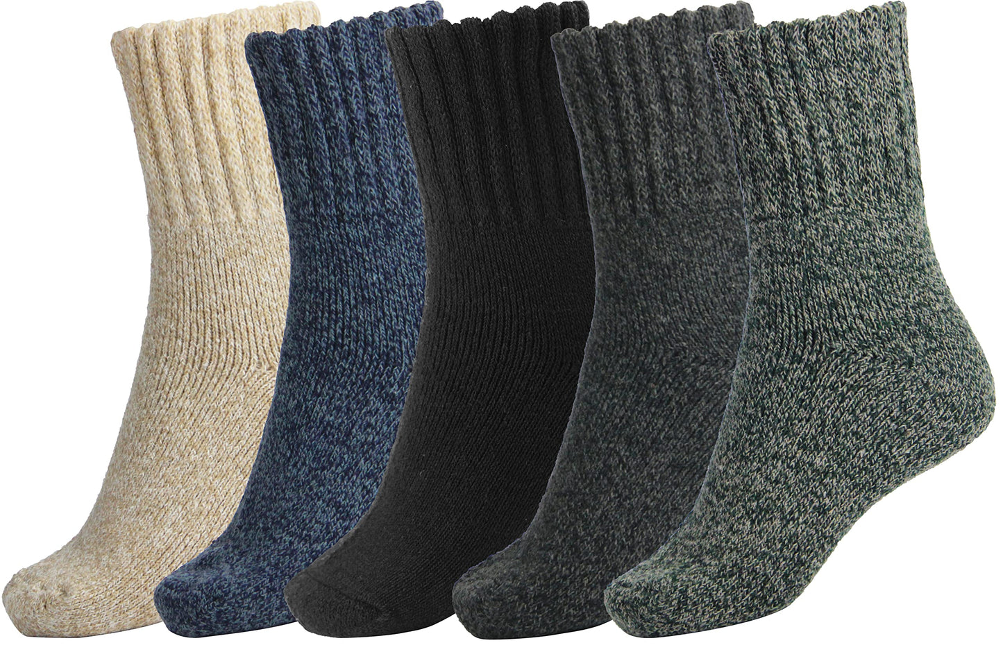 BomKinta Boot Socks for Women Winter Solid Thick Warm Socks Cozy Crew Socks Christmas Gift